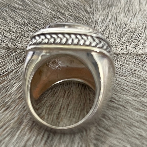 COCKTAIL RING FACETED STONE - Picture 4 of 9